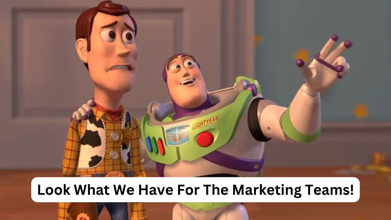Look what we’ve got for the marketing teams!