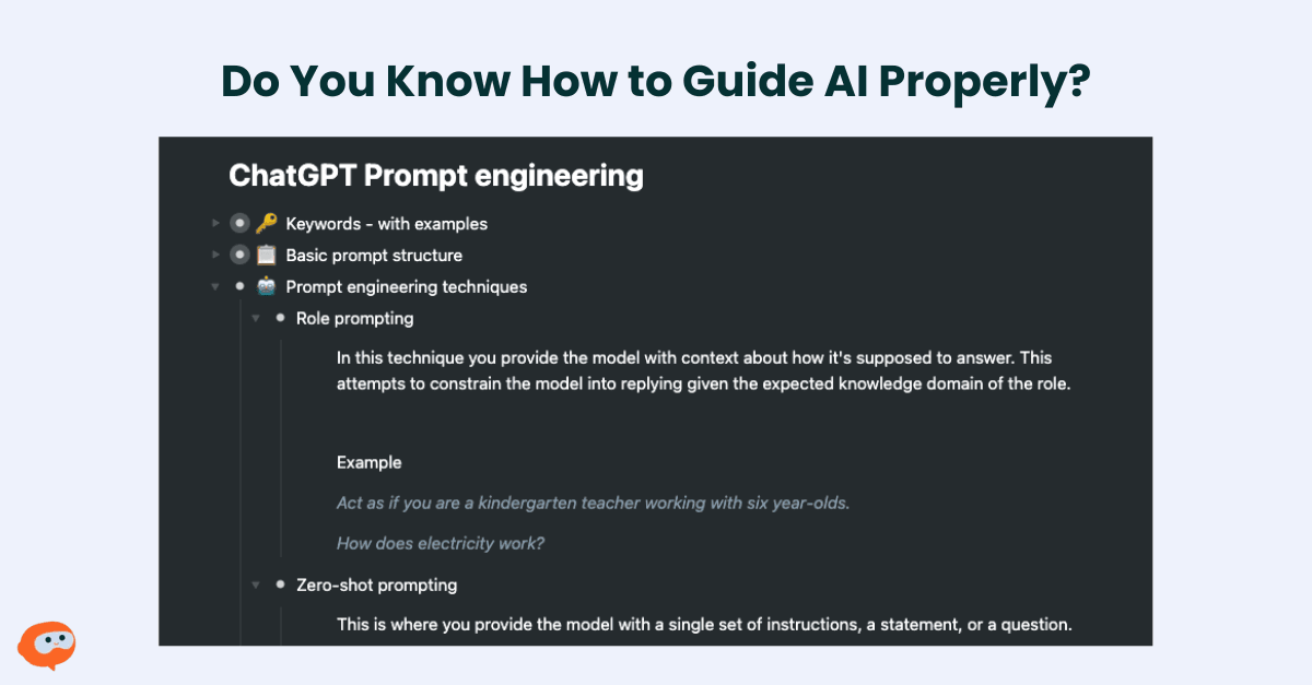 A graph that shows how to make a proper prompt for ai