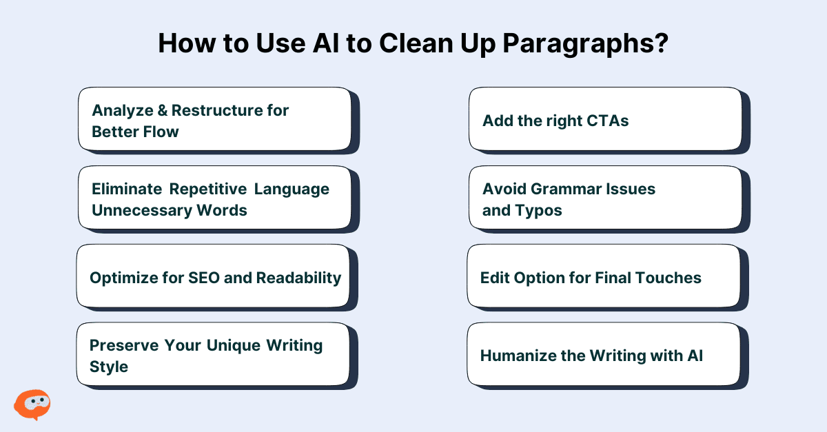 How to Use AI to Clean Up Paragraphs and Improve Your Content?