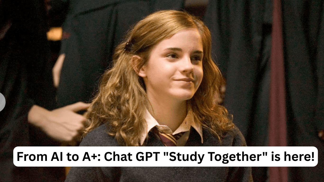 From AI to A+: Chat GPT "Study Together" is here!